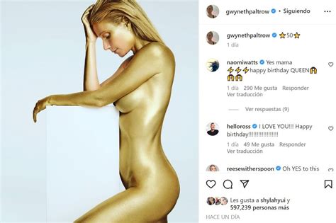 Gwyneth Paltrow celebró sus 50 años con un desnudo América Noticias