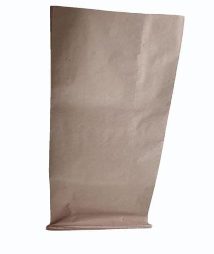 Brown And White Kg Hdpe Laminated Brown White Paper Bags At Rs