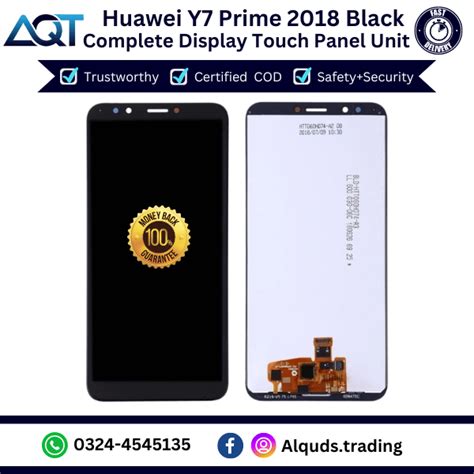 Huawei Y7 Prime 2018 LCD Panel Alqudstrading AQT