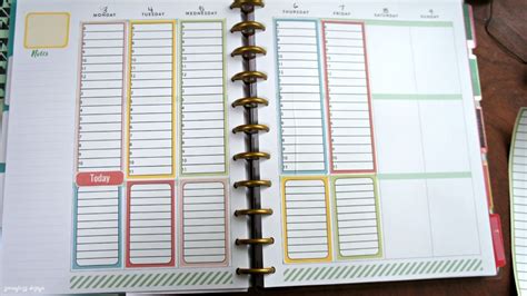 Free Functional Happy Planner Stickers for Spring - Semigloss Design