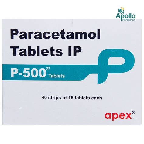 Paracetamol Tablets Ip P 500