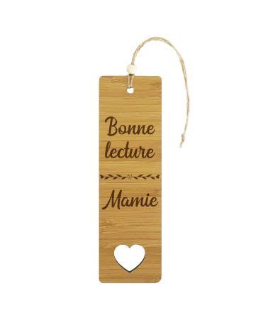 Marque Pages En Bois Grav Bonne Lecture Mamie Clapito