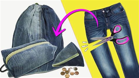 3 Ideas con un pantalón Viejo Jeans o Vaqueros Reciclaje Ecobrisa