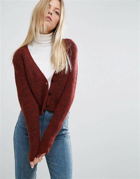 Love This From Asos V Neck Cardigan Cropped Cardigan Knit Cardigan