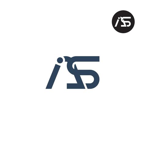 ias logo letter monogram design  vector art  vecteezy
