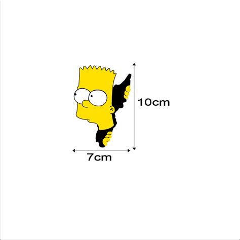 Adesivo Bart Simpson Shopee Brasil