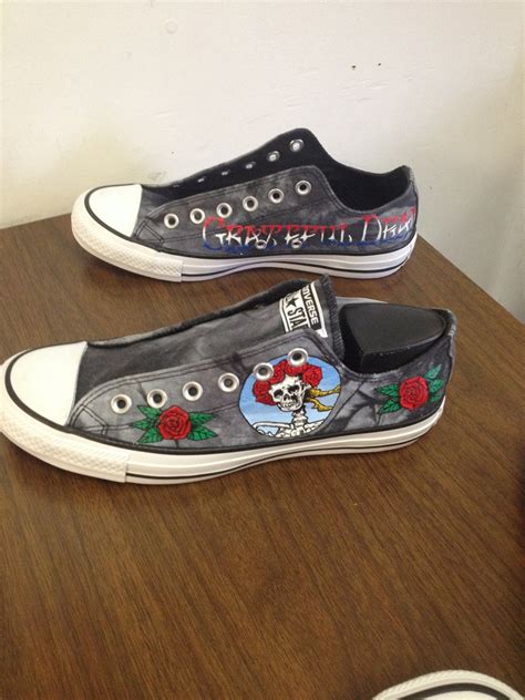 Grateful Dead Converse Hand Painted by ChromeReflections on Etsy