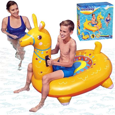 Inflable Llama Bestway Flotador Pileta Totalimpo