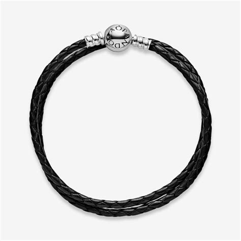 Original Pandora Pulsera De Cuero Doble 590745cbk D3 41cm MercadoLibre