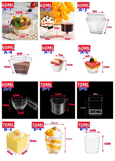 Hot Sale Disposable Ice Cream Yogurt Jelly Pudding Juice Plastic Cup