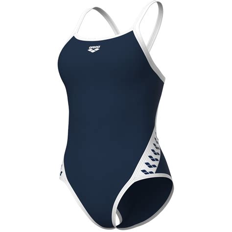 Arena Performance Icons Solid Super Fly Back Swimsuit Women Navy White