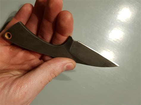 A Little Neck Knife That Was Waiting To Be Finished For Two Years Now