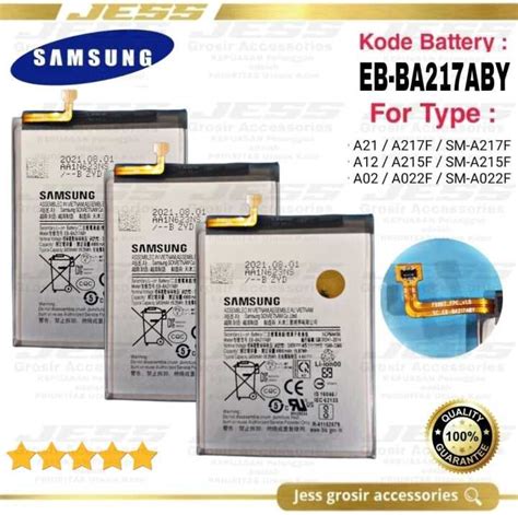 Baterai Battery Original Samsung Galaxy A21s A217f Sm A217f A12