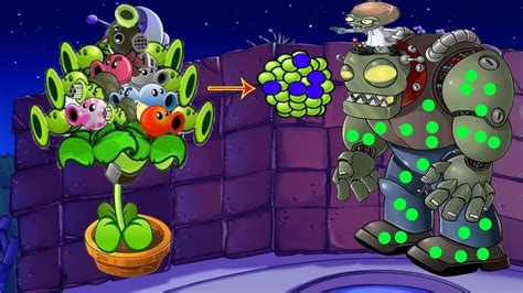 Plants Vs Zombies Hack All Pea Vs Dr Zomboss YouTube