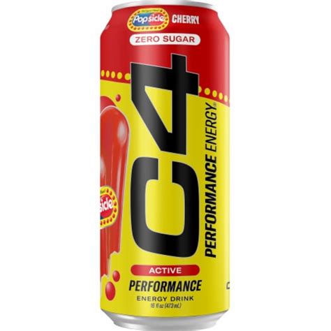 C Performance Energy Zero Sugar Cherry Popsicle Energy Drink Fl