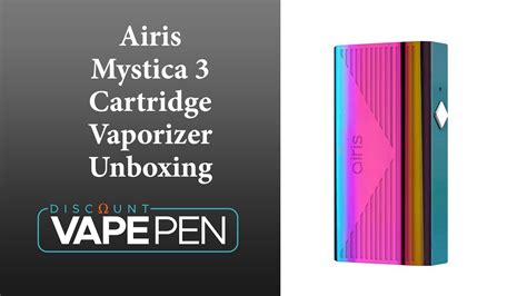 Airis Mystica 3 Cartridge Vaporizer Unboxing YouTube