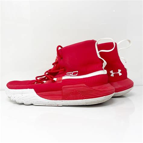 Under Armour Mens Curry 3Zer0 2 3020613 600 Red Basketball Shoes