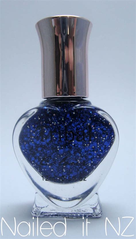 Blue glitter nail polish from Born Pretty Store!