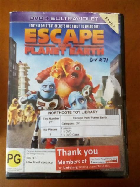 Escape From Planet Earth Dvd Cover