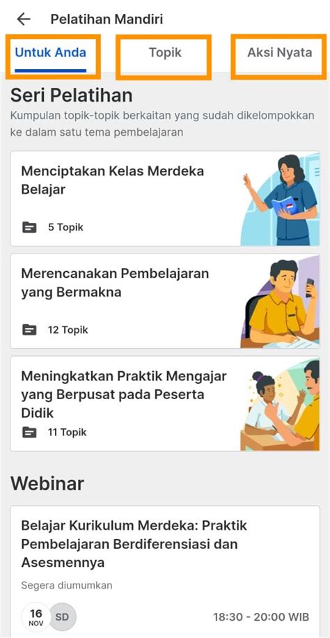 Pelatihan Mandiri Kurikulum Merdeka Kurikulum Merdeka