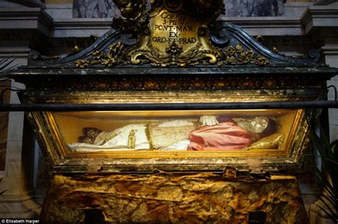 Images Of Preserved Saints Whose Remains Are Displayed For The Faithful