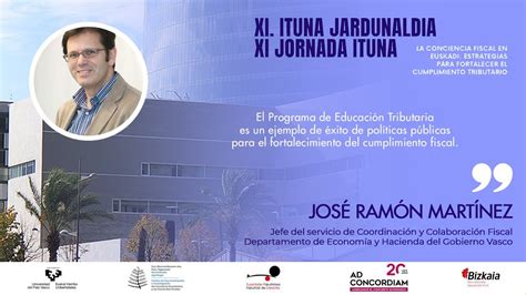 José Ramón Martínez Programa de Educación Tributaria XI Jornada