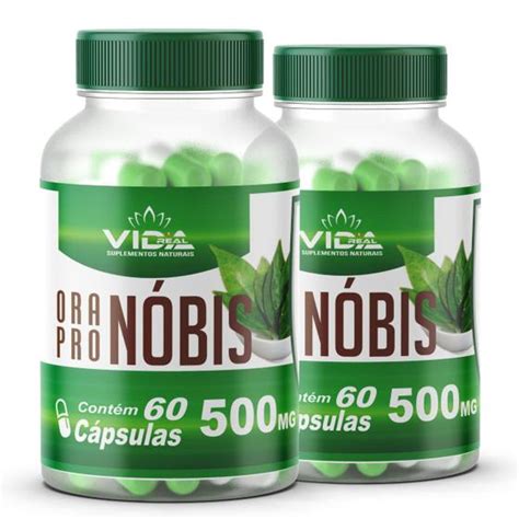 Ora pro nóbis unilife 120 cápsulas 2 potes de 500mg vidareal