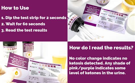 One Step K Ketone Urine Test Strips 200 X Keto Strips