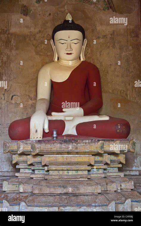 Buddha Statues Inside Sulamani Temple Which Was Built In By