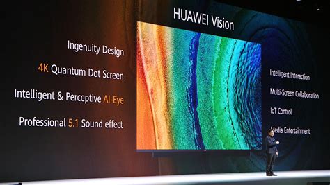 Huawei Vision officialisée TV 4K Quantum Dot HarmonyOS et son 5 1