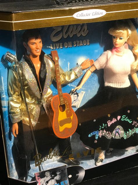 Vintage Barbie Doll Loves Elvis T Set 1997 Nib Etsy