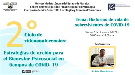 Ciclo De Videoconferencias Historias De Vida De Sobrevivientes De