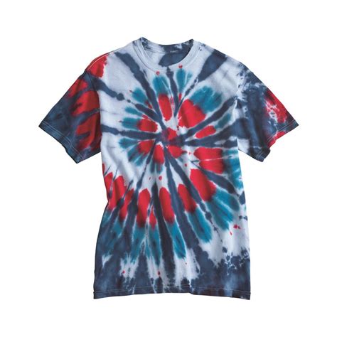 Multi Color Cut Spiral Tie Dyed T Shirt 200t2 Order Swag