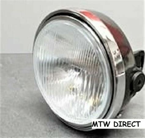 Motorcycle Inch Round Halogen Headlight V W H Ebay