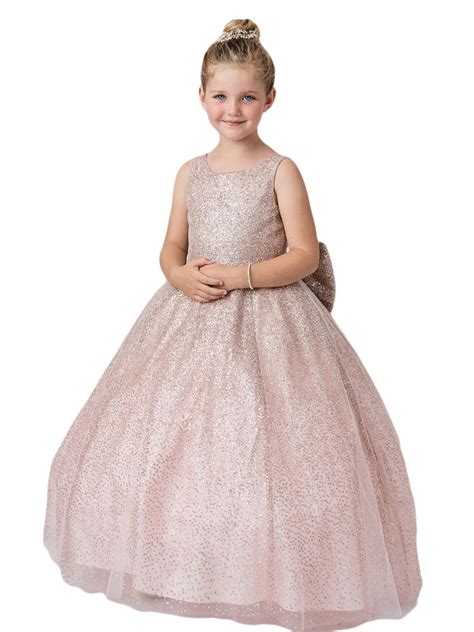 Tip Top Kids Multi Color Sparkling Glitter Tulle Ombre Junior