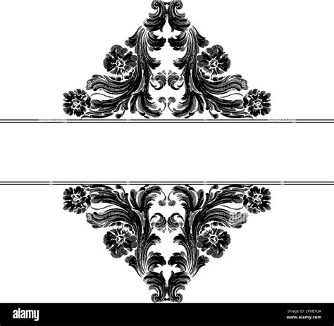 Vector Baroque Of Vintage Elements For Design Baroque Scroll As