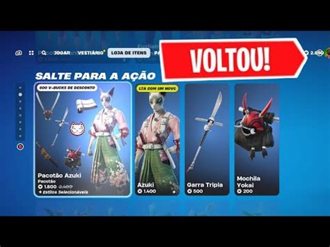 VOLTOU NA LOJA DE HOJE 29 03 2024 FORTNITE Escreve No Meu Canal