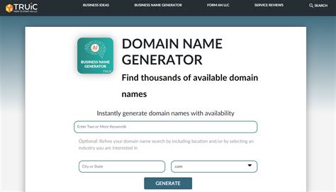 Best Domain Name Generators Get Domain Name Ideas Instantly