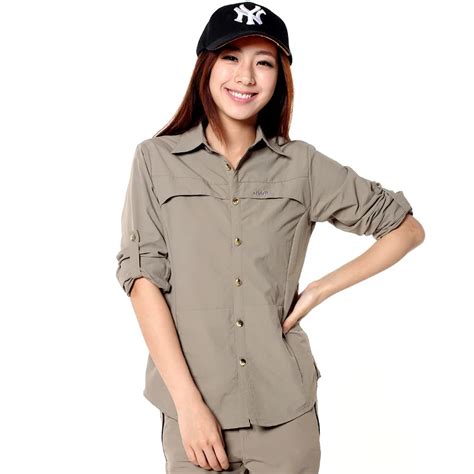 Outdoors Quick Dry Shirts Women Uv Resistant Removable Sleeves Fast