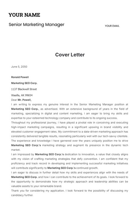 Free Cover Letter Templates And Examples Edit Online And Download