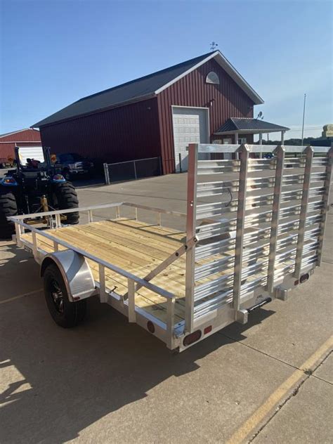 2023 Trophy Trailers Aluminum Rail Utility Trailer TBE Equipment