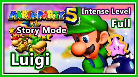 Mario Party Story Mode Intense Level Luigi Full Game Youtube