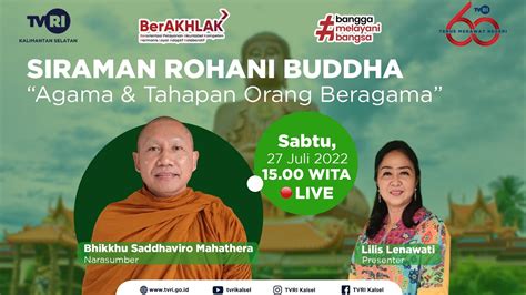 AGAMA TAHAPAN ORANG BERAGAMA SIRAMAN ROHANI BUDDHA TVRI KALSEL 27