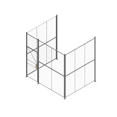 3 Sided 10 X 8 X 8 Wire Cage With Hinged Door