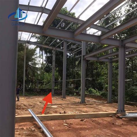 Construction Site Camping Dormitory Low Cost Prefabricated Steel Frame