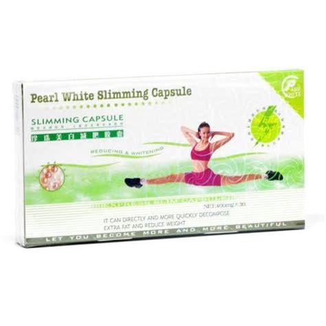 Pearl White Slimming Capsules Green Box Capsules Lazada Ph