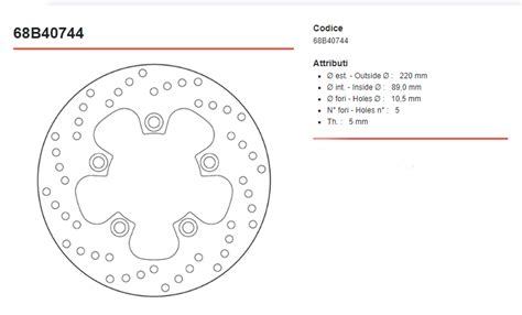 Bremsscheibe Hinten Brembo Serie Gold Fest Suzuki Gsx R