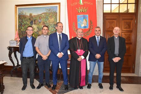 Vescovo Di Mazara Del Vallo In Visita A Marsala Ieri Lincontro A