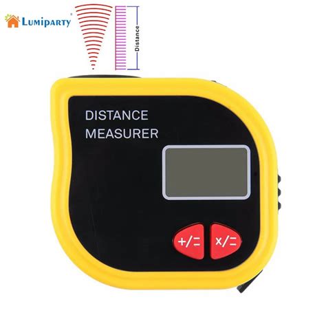 Adeeing Handheld Ultrasonic Tape Measure Mini Laser Distance Meter