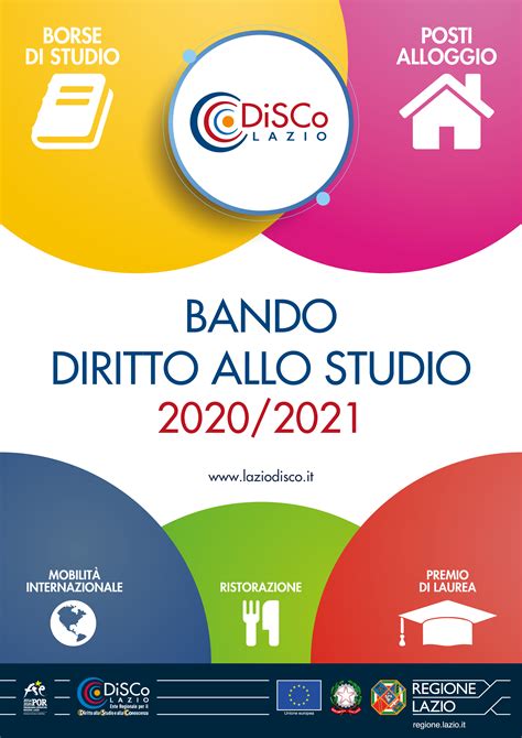 Bando Diritto allo Studio 2020/2021 - DiSCo